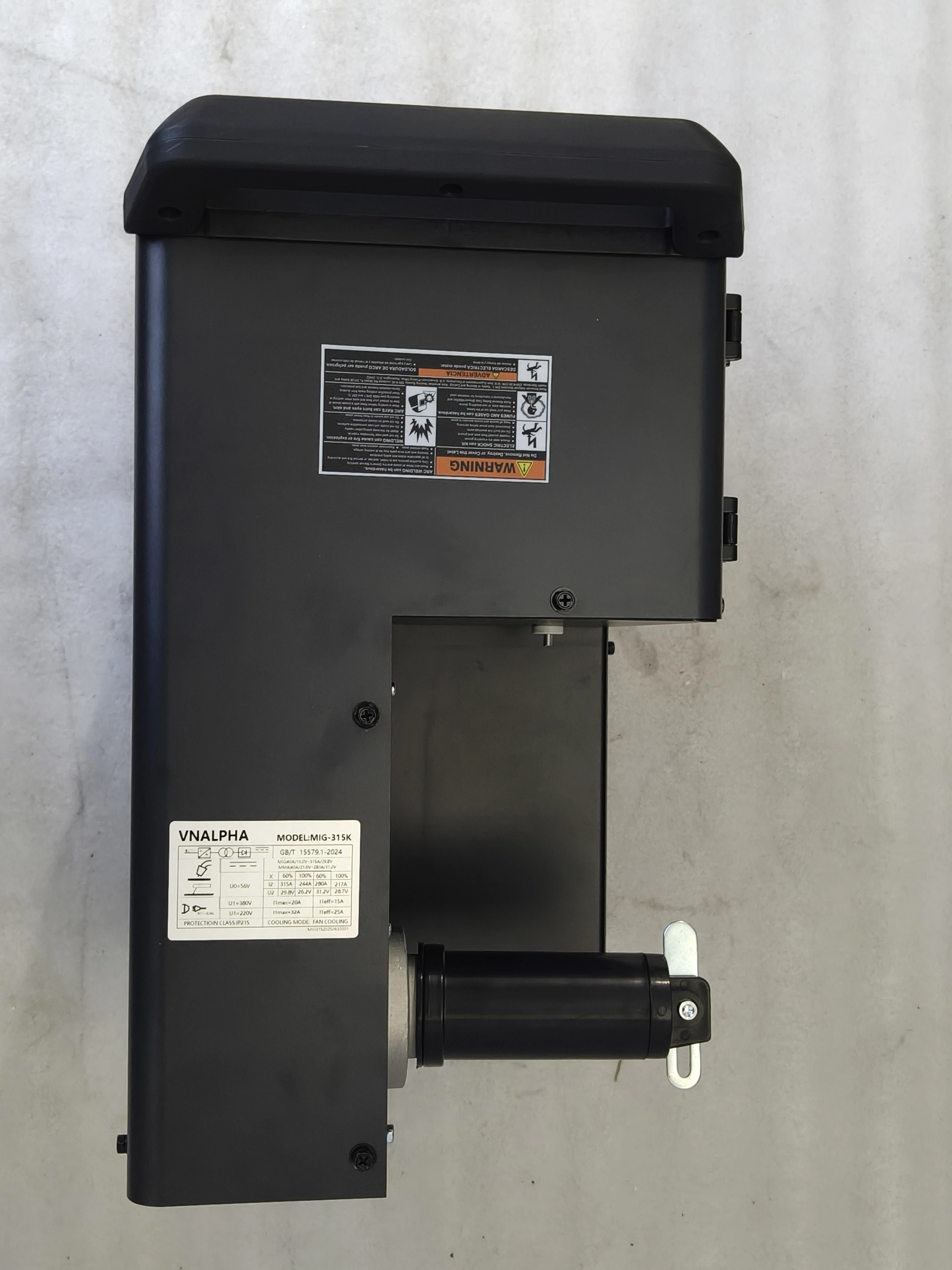 Máy hàn VNALPHA MIG-315K cấu hình 8 bo 8 IGBT, hai chức năng hàn MIG và hàn Que